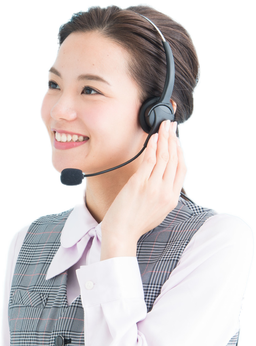 カスタマーセンターの受付